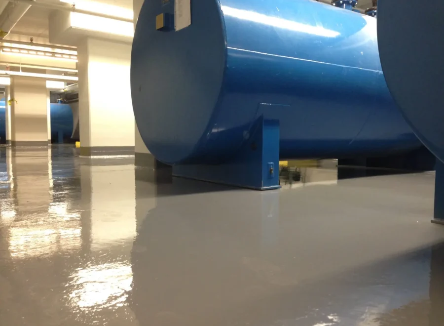 ICC - Diesel Room epoxy flooring finish